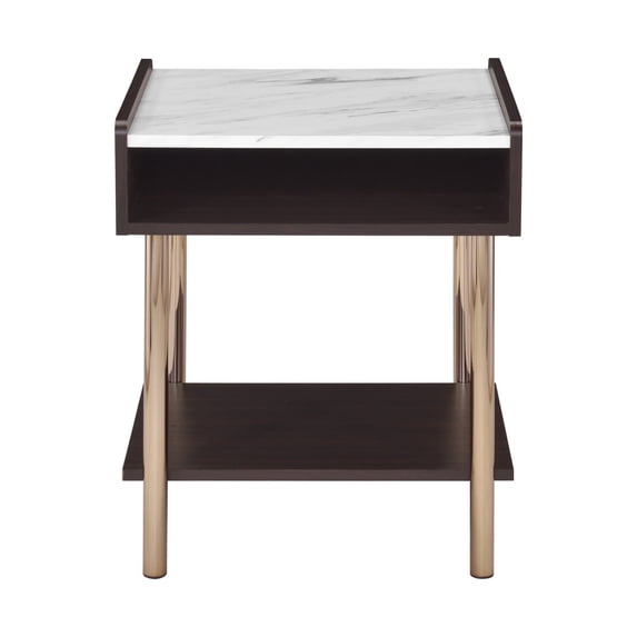 Steve Silver Carrie Rectangle Sofa Table, Walnut
