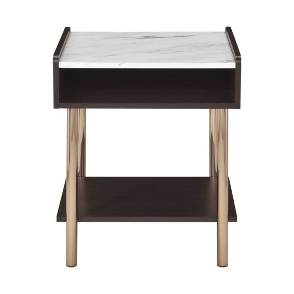 Steve Silver Carrie Rectangle Sofa Table, Walnut