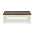 thumbnail image 1 of Steve Silver Cayla Farmhouse Storage Coffee Table in Dark Oak and White, 1 of 7