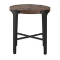 thumbnail image 1 of Steve Silver Chevron Round End Table, 1 of 9