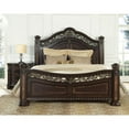 thumbnail image 1 of Steve Silver Co. Monte Carlo Traditional Metal Poster Bed, King, Cocoa, 1 of 5