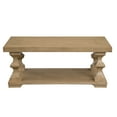 thumbnail image 1 of Steve Silver Co. Storage Hand-stained Oak Veneers Coffee Table, Sand, 1 of 5