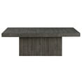 thumbnail image 1 of Steve Silver Colson Modern Rectangle Coffee Table with Heavy Distressing, Charcoal, 1 of 5