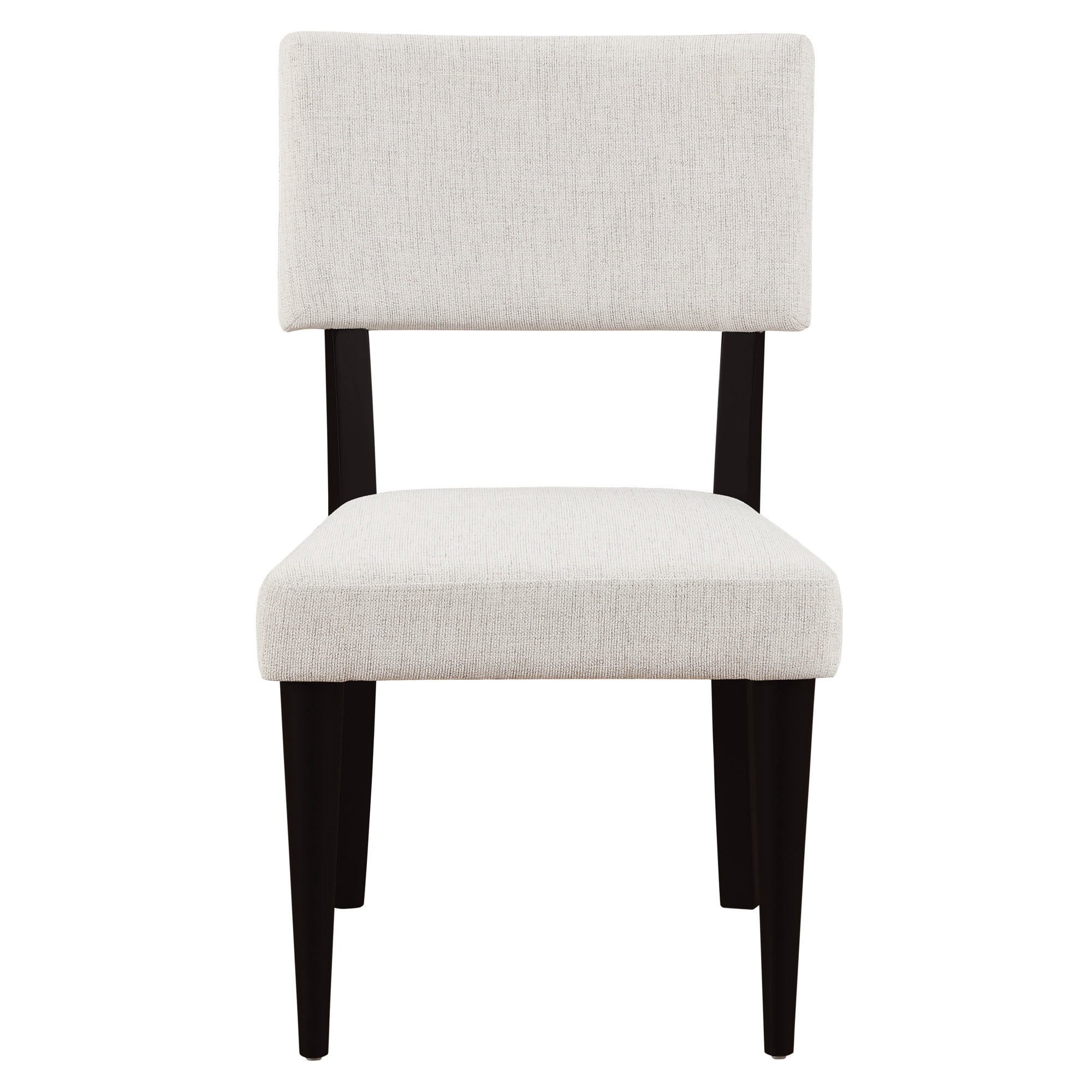 Steve Silver Colvin Modern Upholstered Dining Chair, Set of 2, Black/White