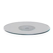 Steve Silver Company Avenue Clear Tempered Glass 40 Round Lazy Susan