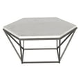 thumbnail image 1 of Steve Silver Corvus White Marble Top Coffee Table, 1 of 6