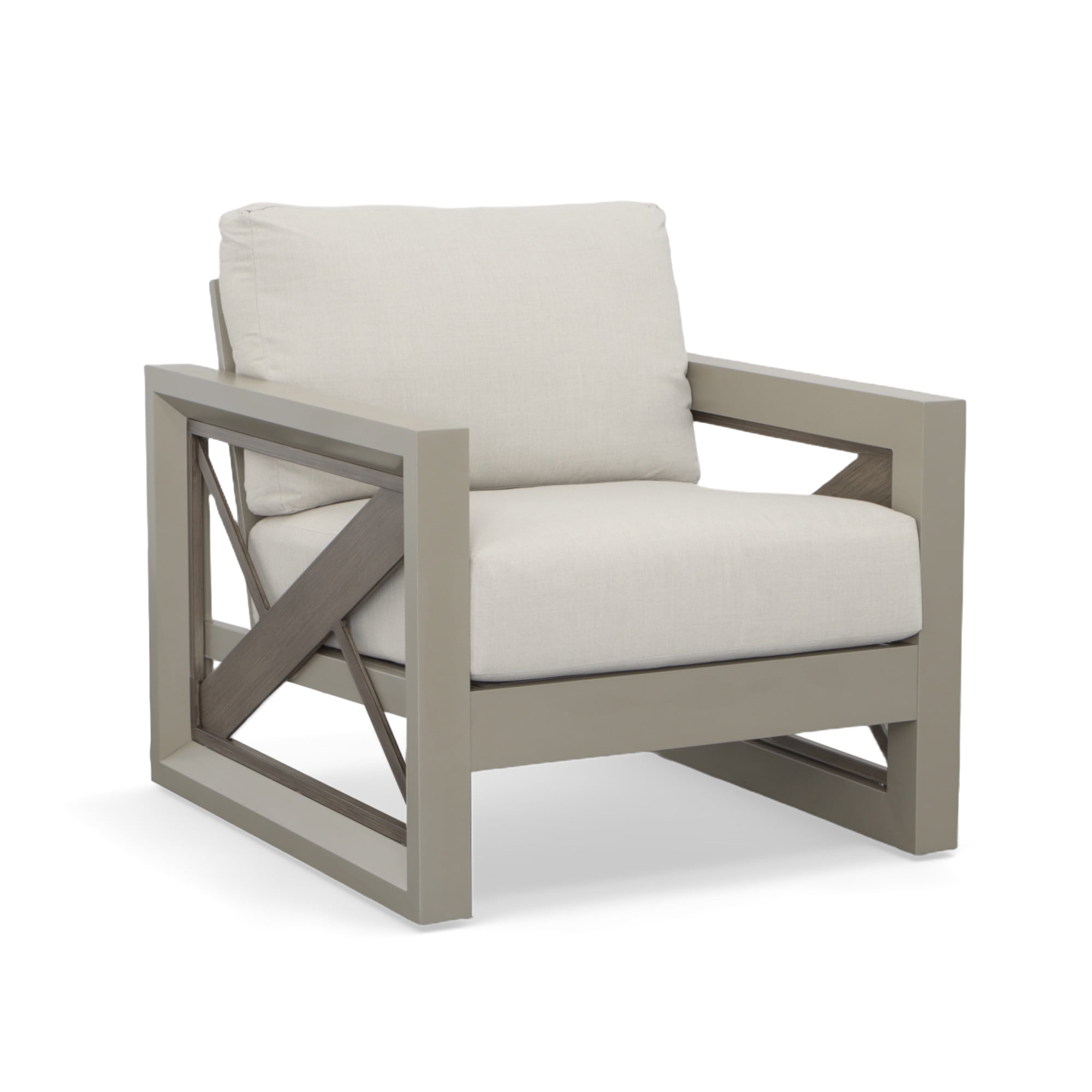 Steve Silver Dalilah Gray 29" Aluminum Patio Arm Chair