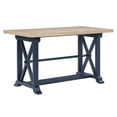 thumbnail image 1 of Steve Silver Darcy 5pc Counter Dining Set Blue, 1 of 13
