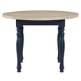 thumbnail image 1 of Steve Silver Darcy Deep Blue Finish Round DiningTable, 1 of 10
