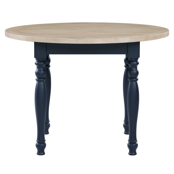 Steve Silver Darcy Deep Blue Finish Round DiningTable