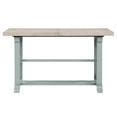 thumbnail image 1 of Steve Silver Darcy Green and Natural Extendable Counter Height Dining Table, 1 of 10