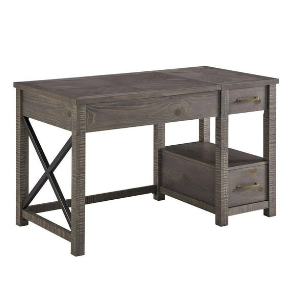 Steve Silver Dexter Distressed Brown Driftwood Lift-Top Desk