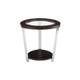 thumbnail image 1 of Steve Silver Duncan Contemporary 23" Round Wood End Table, Espresso, 1 of 4