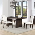 thumbnail image 1 of Steve Silver Evan 5-Piece 78-96" with18-inch leaf Table and 5 White Chairs, 1 of 7