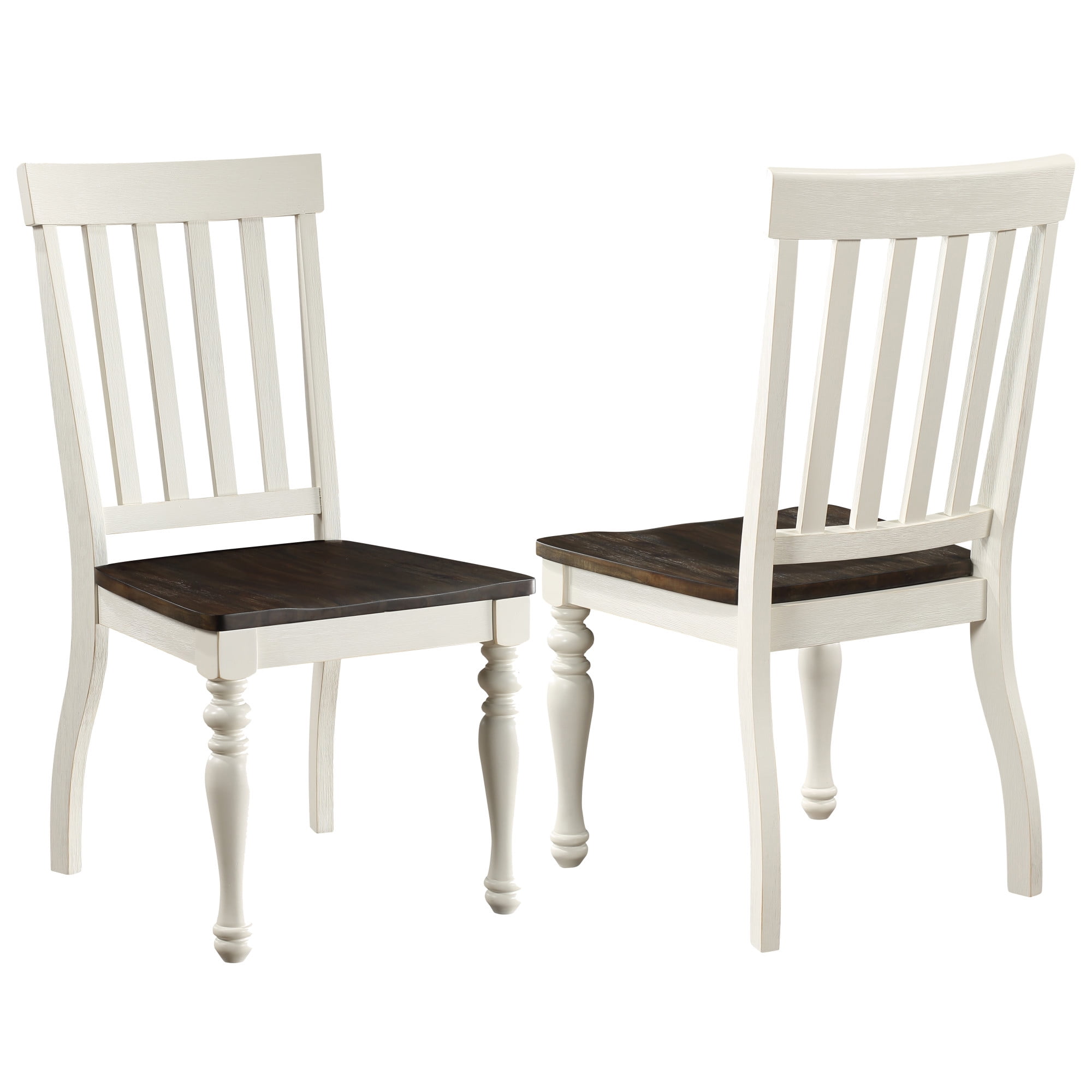 Steve Silver Joanna Engineered Wood Dining Side Chair in White (Set of 2)