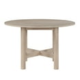 thumbnail image 1 of Steve Silver Gabby Modern Round Dining Table with Tubular Legs, Washed Oak, 1 of 6