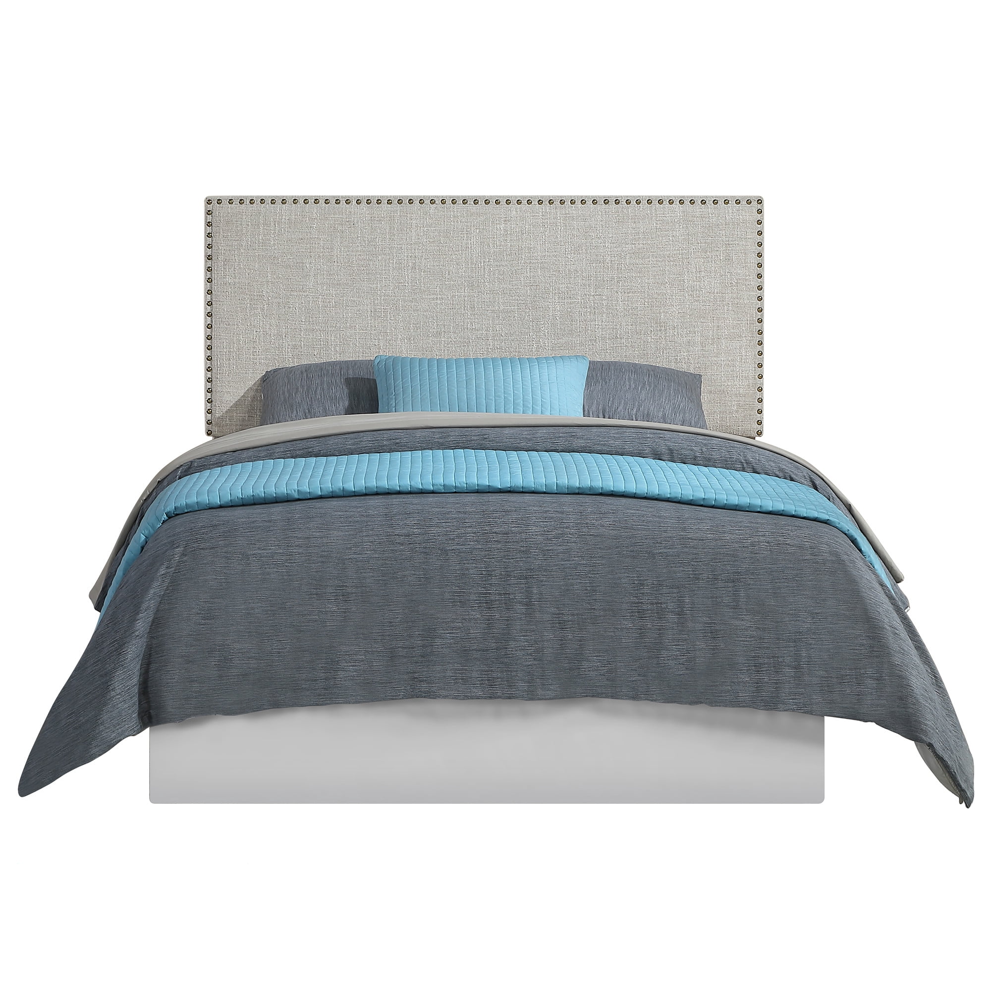 Steve Silver Hadley Linen Upholstered Cream Queen/Full Headboard