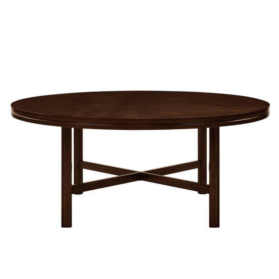 Steve Silver Hartford Espresso Brown 72-inch Round Dining Table