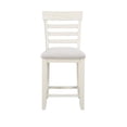 thumbnail image 1 of Steve Silver Hyland Off White Wood Counter Chair, 1 of 8