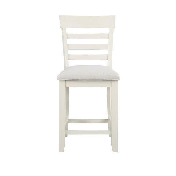 Steve Silver Hyland Off White Wood Counter Chair