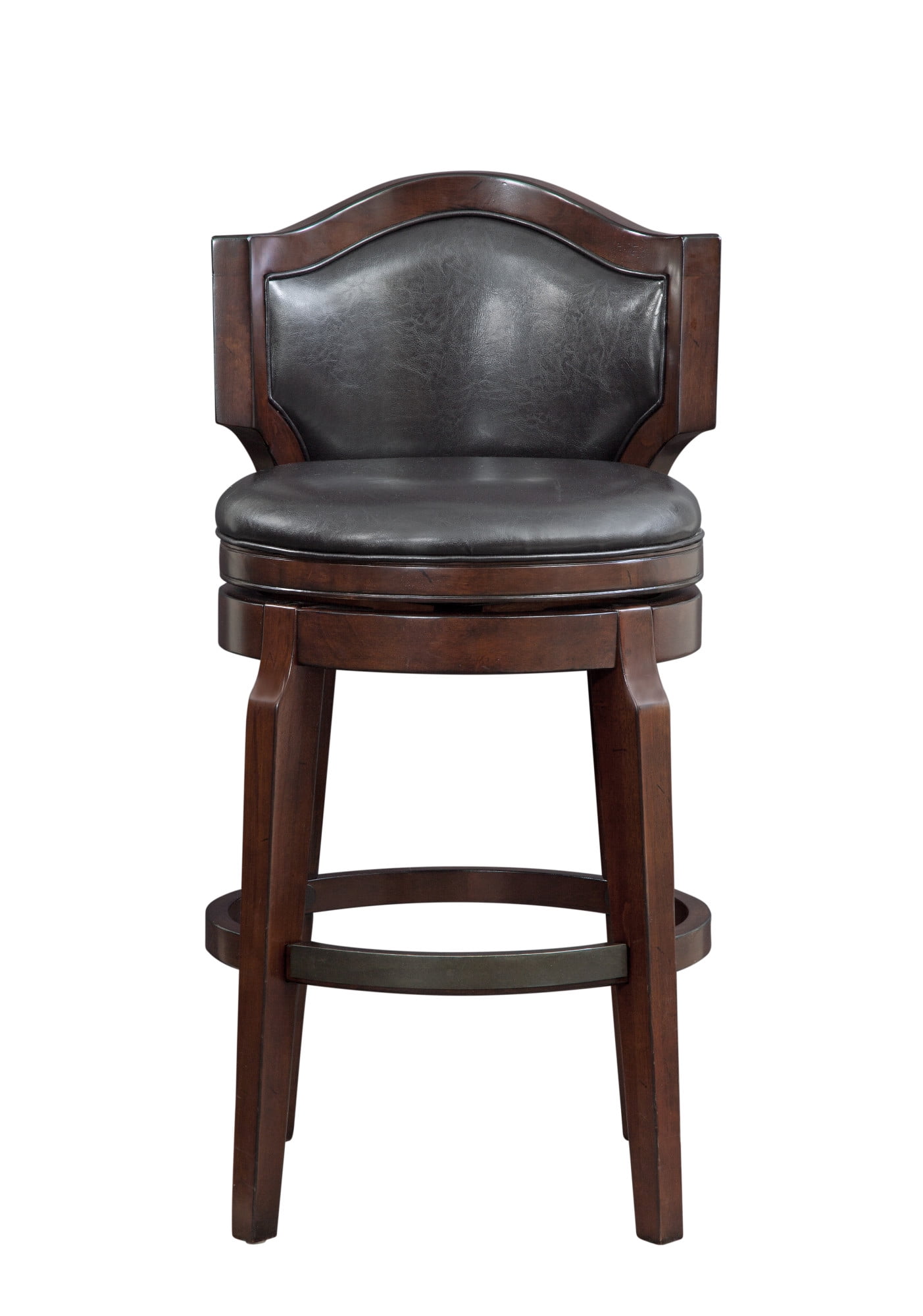 "Steve Silver Jasper 30"" Upholstered Counter Bar Stool in Brown ...