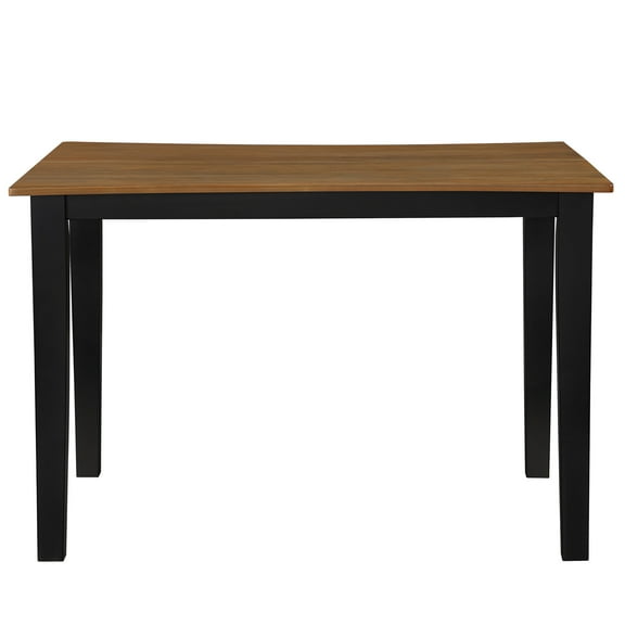 Steve Silver Joplin Expandable 42-54 inch Counter Dining Table, Two Tone Ebony and Walnut