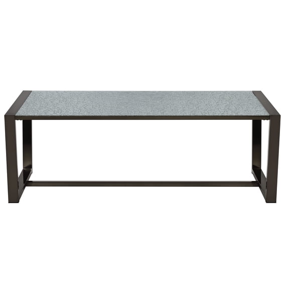 Steve Silver Mazie Eclectic 51" Rectangle Coffee Table, Gray