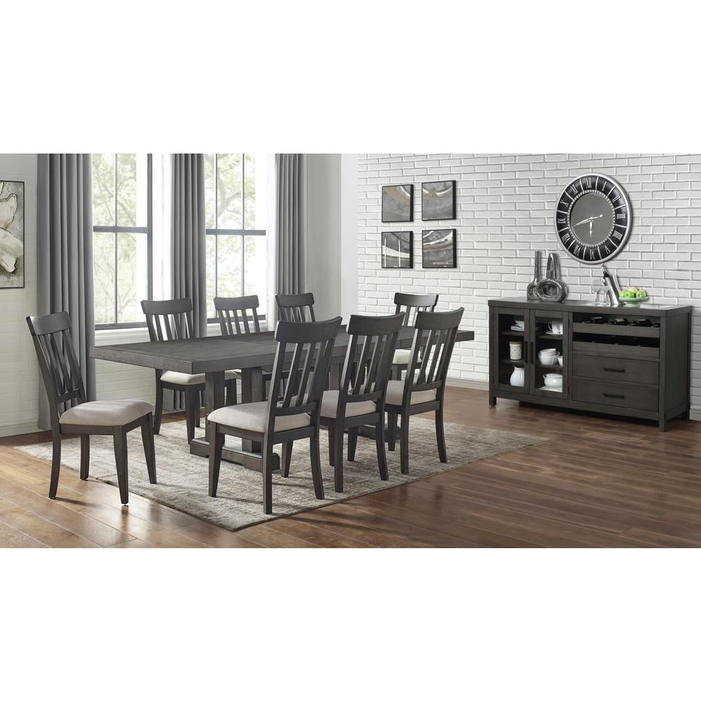 Dusky Cedar Extendable Farmhouse Dining Table for Ten