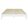 thumbnail image 1 of Steve Silver Nix Modern Solid Wood Queen Size Lo Profile Platform Bed, White, 1 of 12