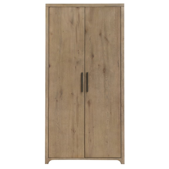 Steve Silver Orinda Modern Curio with Two Doors and Four Shelves, Caramel