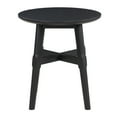 thumbnail image 1 of Steve Silver Oslo Indoor 24.8" H Modern End Table, Black, 1 of 6