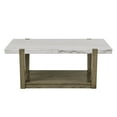 thumbnail image 1 of Steve Silver Perth Modern 50" Rectangle Coffee Table, White, 1 of 7