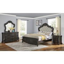 Steve Silver Rhapsody Multi-step Molasses Queen 4-Piece Wood Panel Bedroom Set