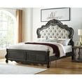 thumbnail image 1 of Steve Silver Rhapsody Multi-step Molasses Queen Wood Panel Bed, 1 of 8