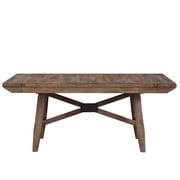 Steve Silver Riverdale Dining Table in Brown