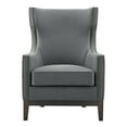 thumbnail image 1 of Steve Silver Roswell Gray Linen Accent Chair with Nailhead Trim, 1 of 8
