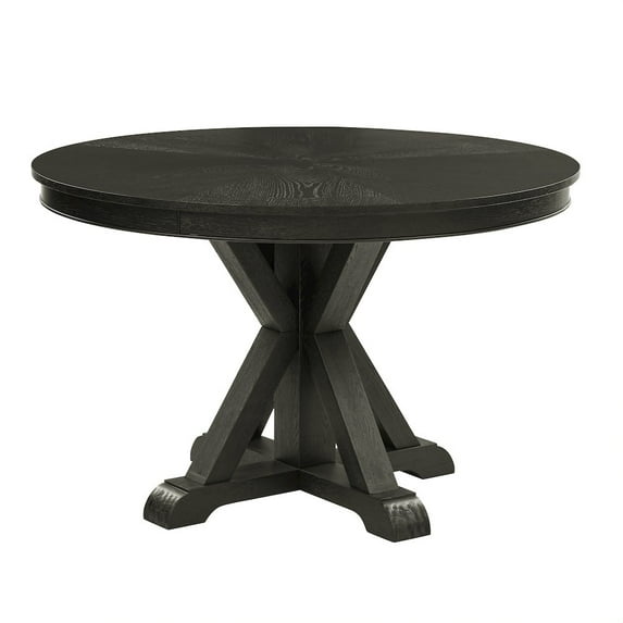 Steve Silver Rylie Dining Table, Black Finish