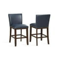 thumbnail image 1 of Steve Silver Tiffany Navy KD Counter Stool - set of 2, 1 of 7