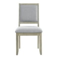 thumbnail image 1 of Steve Silver Carena Polyester Upholstered Side Chair in Brown (Set of 2), 1 of 5
