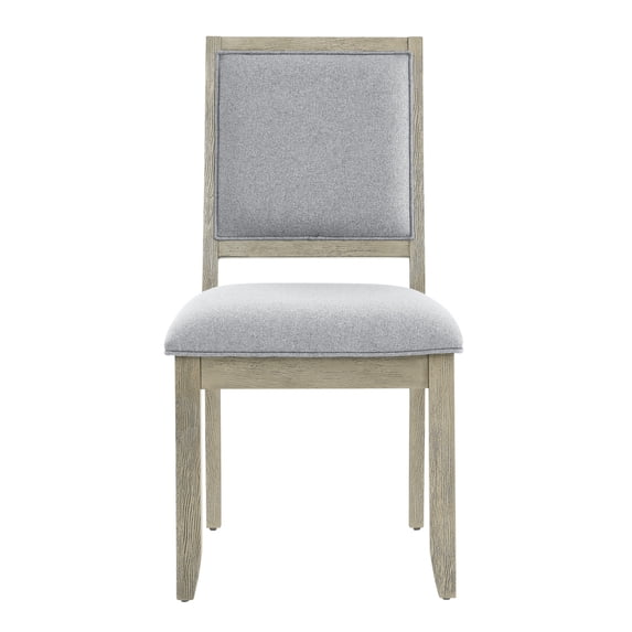 Steve Silver Carena Polyester Upholstered Side Chair in Brown (Set of 2)