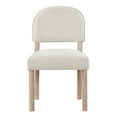 thumbnail image 1 of Steve Silver Gabby Polyester Upholstered Side Chair in Light Brown (Set of 2), 1 of 6