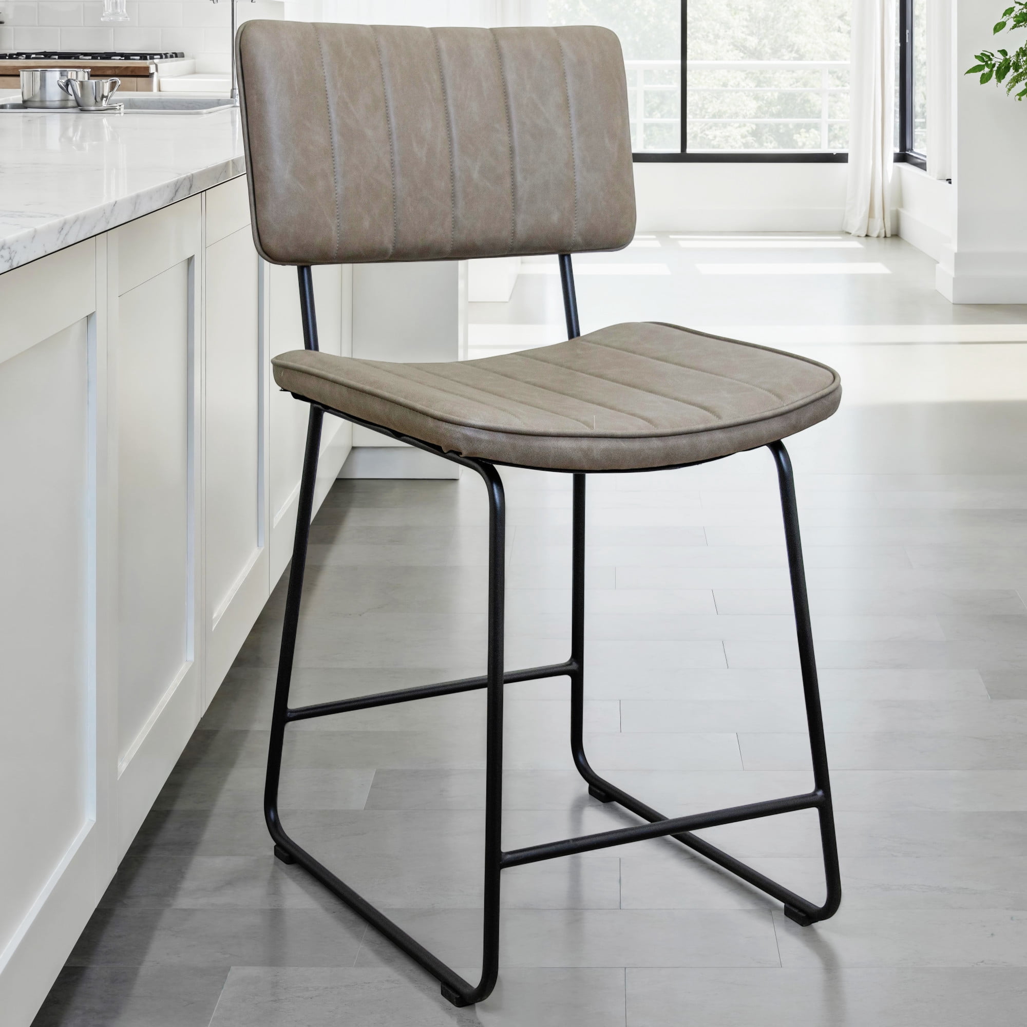 Steve Silver Tribeca Gray Counter Stool