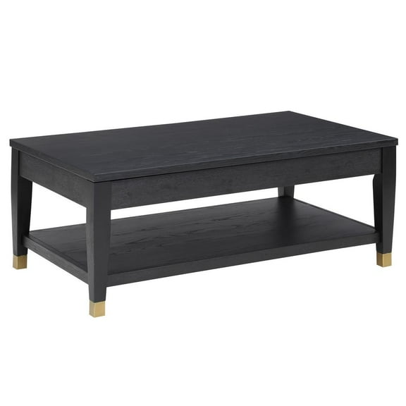 Steve Silver Yves Rectangle Wood Lift-top Coffee Table, Black