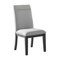 thumbnail image 1 of Steve Silver Yves Rubbed Charcoal 10-Piece Dining Set with Gray Side Chairs, 1 of 13