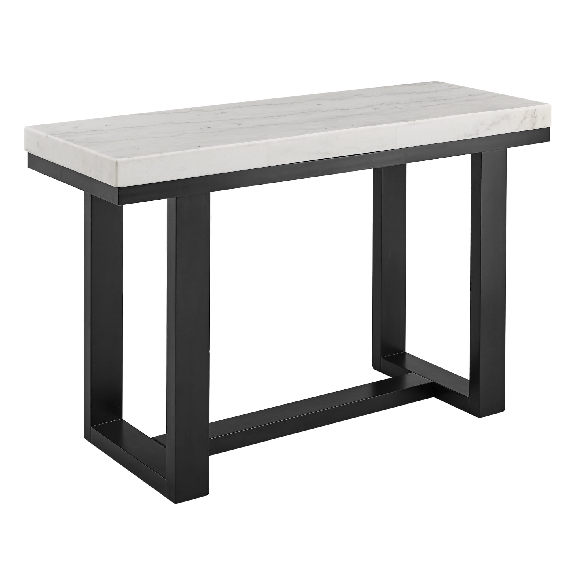 Steve Siver Artemis White Marble Top Console Table
