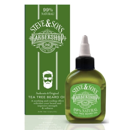 Steve & Sons Barbershop Beard Oil - Tea Tree 2.5 oz.