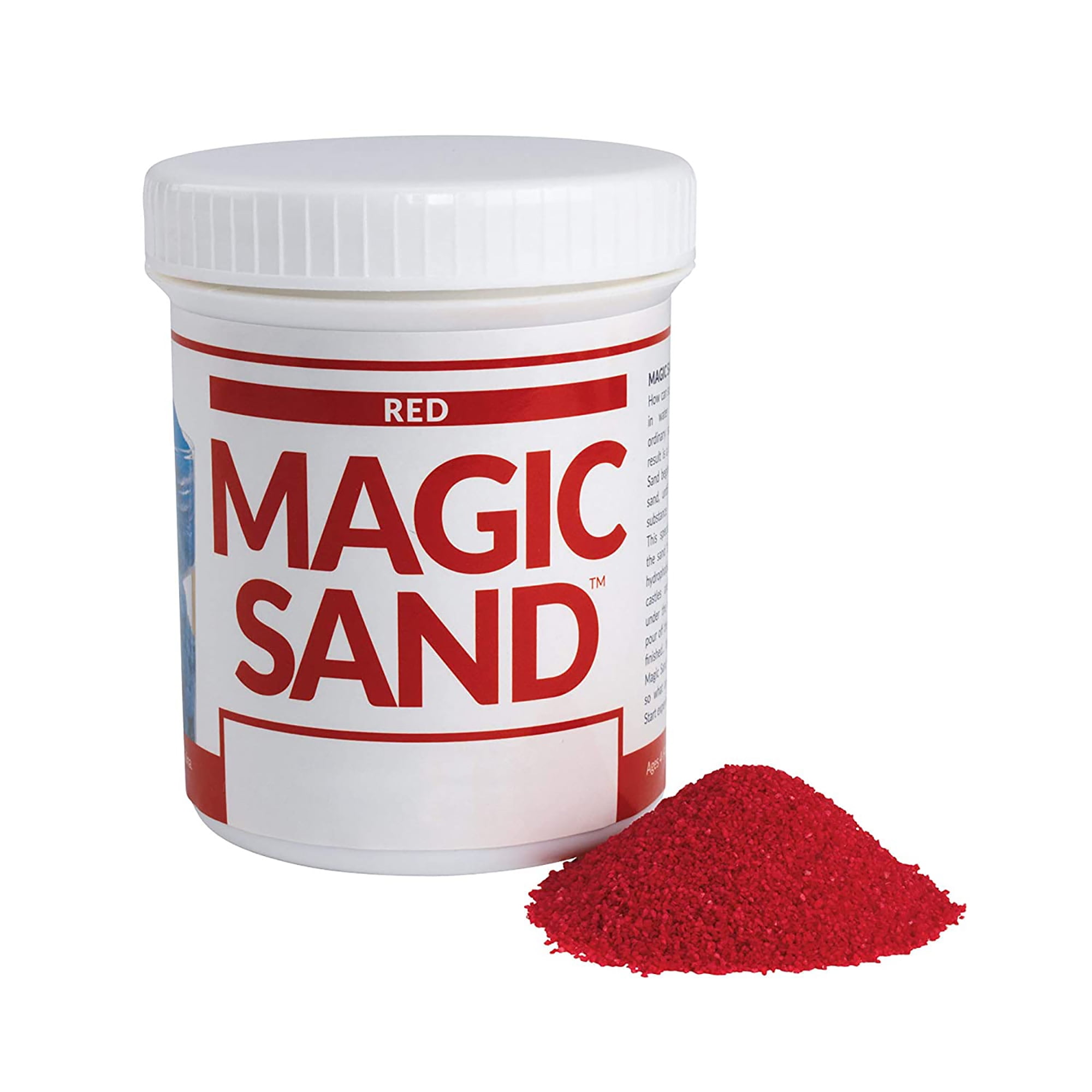 Red Hydrophobic Magic Sand 8oz Jar for STEM Activities