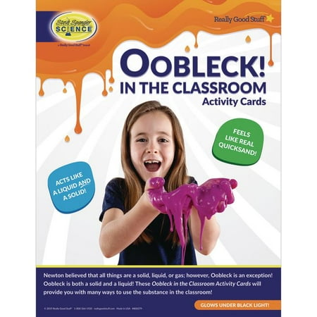 Steve Spangler Science Oobleck In The Classroom Activity Cards - 9 activity cards