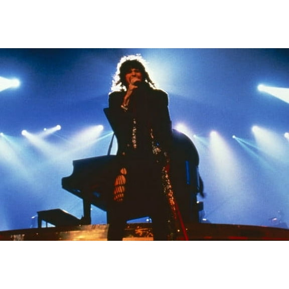 Steve Tyler Aerosmith in concert 1992 pose on stage by piano 24x36 Poster