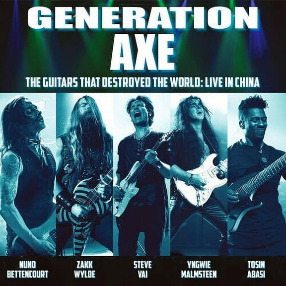 Steve Vai - Generation Axe: Guitars That Destroyed That World - Live in China - Music & Performance - Vinyl